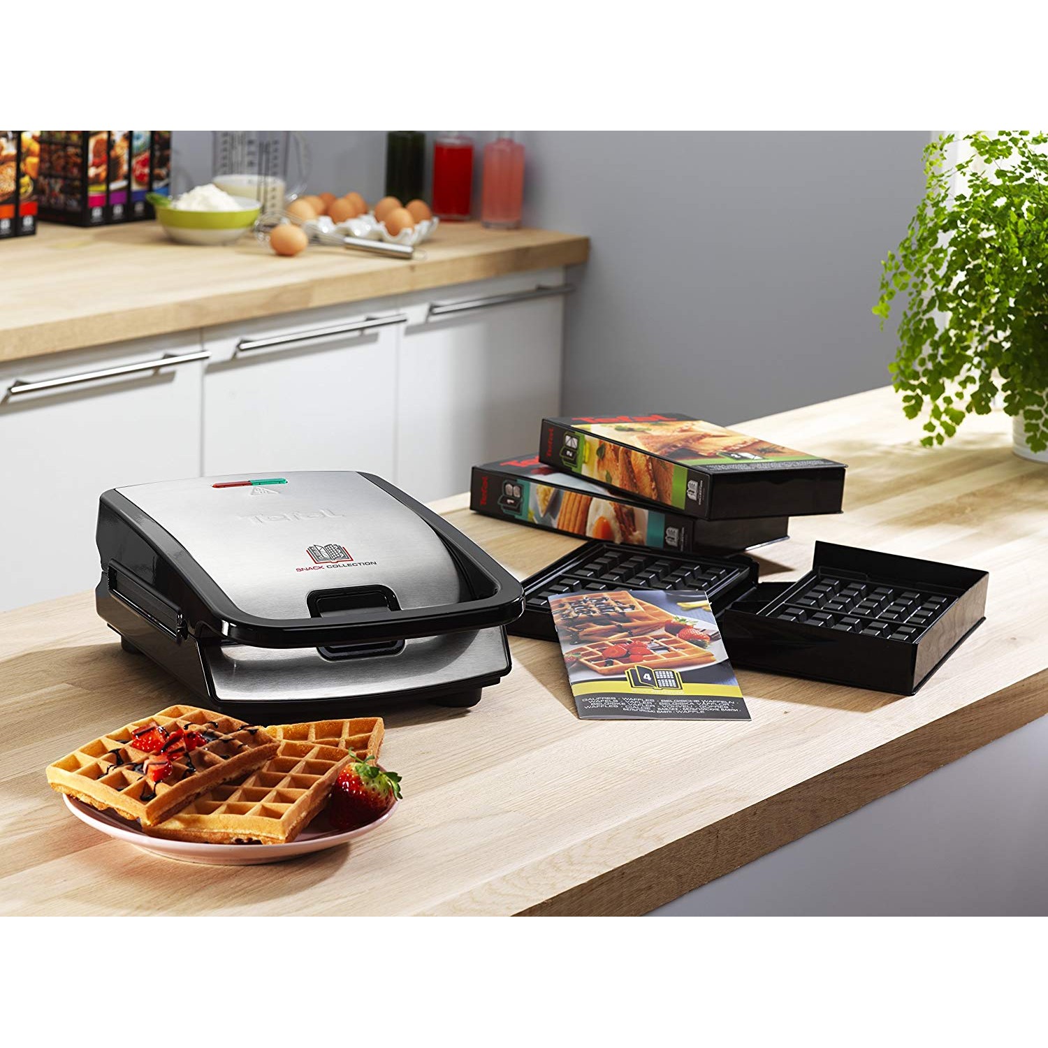 Tefal Snack Collection MultiFunction Sandwich Waffle Maker Non Stick